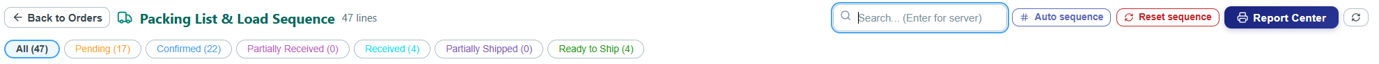 packing — top-toolbar