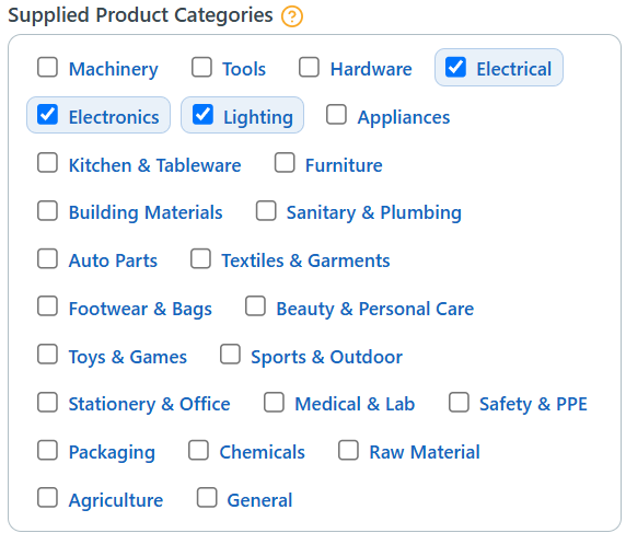 vendors — supplied-categories